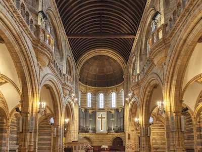 Eglise protestant interieur architecture aston webb