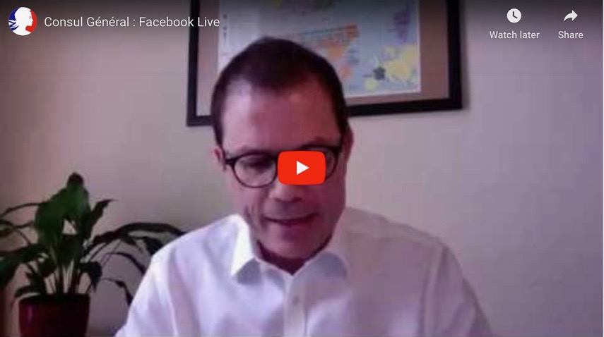 Consul général de France Facebook live